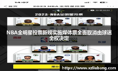 NBA全明星投票新规实施媒体票全面取消由球迷全权决定